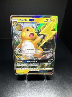 Pokemon Raichu GX 29/73 Shining Legends Holo Foil 2017 Card TCG ENG English - Image 1