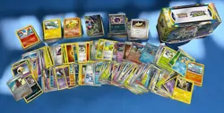 Pokemon Bulk Card Lot 500-1000+ Commons W/ Reverse & Holos - Various Series - Image 1