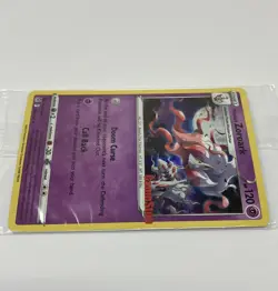 Pokemon Sealed Promo Card TCG Hisuian Zoroark GameStop Holo 076/196 - Image 3