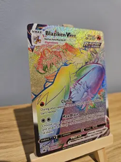 Pokemon TCG Blaziken VMAX Chilling Reign Secret Rainbow Rare Card 200/198 - Image 2