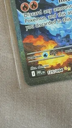 Pokemon Mega Charizard X Ex 125/094 SIR NM/MINT Phantasmal Flames *PACK FRESH* - Image 5