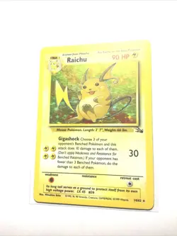 RAICHU - 14/62 - Fossil - Holo - Pokemon Card - MP - Image 1