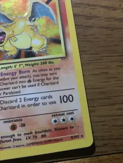 Pokemon TCG Charizard Base Set 4/102 Holo 1999-2000 Wizards Base Set Rare - Image 3