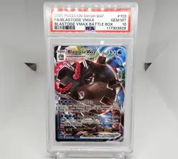 2023 Pokemon BSP Blastoise VMAX SWSH103 PSA 10 - Image 1