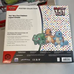 Pokemon 151 Poster Collection Box - Factory Sealed TCG SCARLET & VIOLET NEW - Image 5