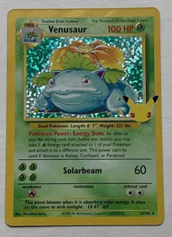 Pokemon Celebrations Venusaur 15/102 Classic Collection Holo NM - Image 1