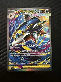 Pokemon Phantasmal Flames Sharpedo ex 127/094 Fatale Flammen Mega SIR Tohaido - Image 1