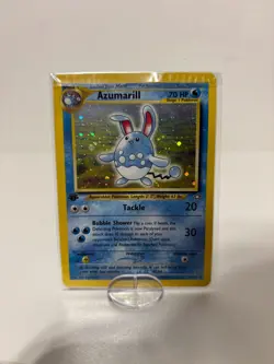 Pokemon TCG Azumarill Neo Genesis 2/111 Holo Unlimited Card - Image 1