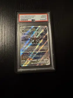 2023 Pokemon SWSH Crown Zenith Darkrai VSTAR Full Art PSA 10 GEM MT + Card Guard - Image 1
