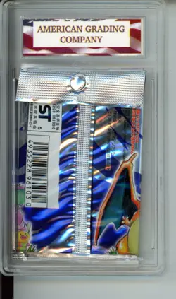 1996 Pokemon Pocket Monster Base Set Pack Japanese Graded AGC 10 Factory Sealed! - Image 2