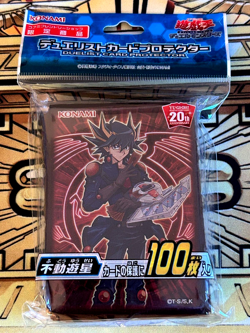Yugioh Konami Yusei Fudo 20th Anniversary Sleeves 100ct Sealed Ships from USA - Image 1