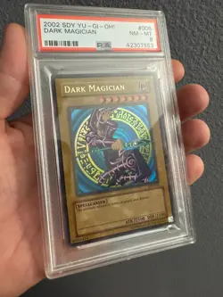2002 Yu-Gi-Oh! Dark Magician SDY-06 PSA 8 - Image 2