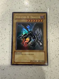 You-Gi-Oh! Red-Eyes Black Dragon LOB-070 - LP Lightly Played - Image 1