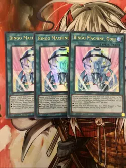 YUGIOH BINGO MACHINE GO!!! ULTRA RARE RA02-EN062 x3 PLAYSET - Image 1