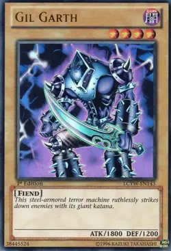 Yugioh! MP Gil Garth - LCYW-EN143 - Ultra Rare - 1st Edition Moderately Played, - Image 1