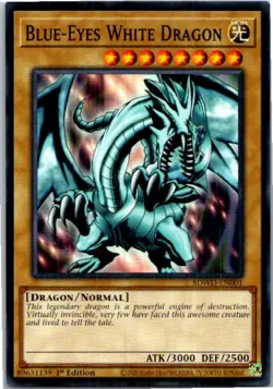 Blue-Eyes White Dragon (SDWD-EN001) #SDWD-EN001 Yugioh Near Mint or Better - Image 1