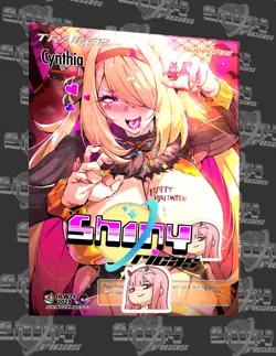 Cynthia-Custom Card Goddess Story Waifu-HLW75-Star Finish-Halloween 2023 - Image 1