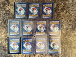 Lot of 11 Pokemon Cards Vintage and Current Full Art / Secret / Holo etc - Image 2