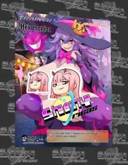 Hex Maniac-Custom Card Goddess Story Waifu-HLW67-Star Finish-Halloween 2023 - Image 1