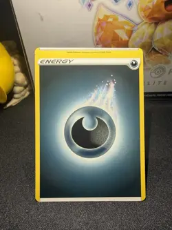 Miscut Pokemon Energy Cards Error Misprint Dark Energy - Image 1