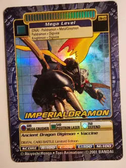 Imperialdramon HOLO FOIL DW-03 - Digimon Digi Battle Card - Image 1