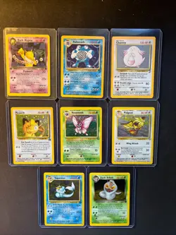 Lot of 8 Holographic Pokemon Cards (2000) - Image 1