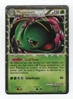 (303308) MEGANIUM PRIME HGSS08 Ultra Rare Holo HGSS Pokemon Promo Card - Image 2