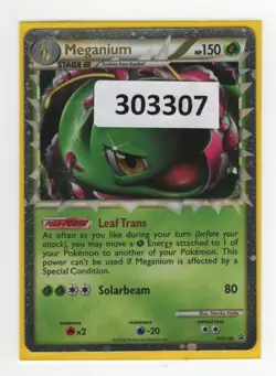 (303307) MEGANIUM PRIME HGSS08 Ultra Rare Holo HGSS Pokemon Promo Card - Image 1
