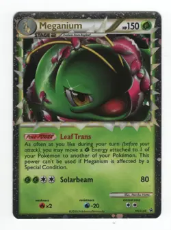 (303307) MEGANIUM PRIME HGSS08 Ultra Rare Holo HGSS Pokemon Promo Card - Image 2
