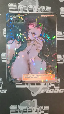 Hex Maniac-Custom Card Goddess Story Waifu-HLW36-Star Finish-Halloween 2022 - Image 1