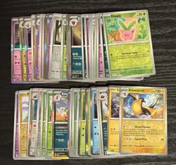 Pokemon TCG Holographic 47 Card Lot Reverse Holo SV1 SFA TWM Scarlet & Violet - Image 1