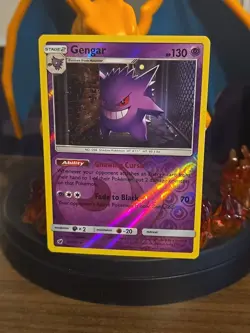 Gengar 38/111 Sm-Crimson Invasion Reverse Holo Card NM Condition - Image 1