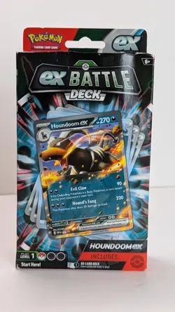 Pokemon Ex Battle Deck Houndoom Ex Play Level 1 60 Card Deck - Image 1