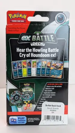 Pokemon Ex Battle Deck Houndoom Ex Play Level 1 60 Card Deck - Image 2