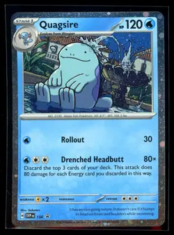2024 Scarlet & Violet Promos Quagsire #156 Cosmos Holo Pokemon Card - Image 1