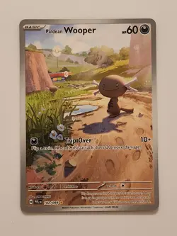 Paldean Wooper Illustration Rare NM Pokemon Card Phantasmal Flames 102/094 - Image 1