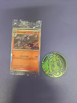 Phantasmal Flames STAFF Sealed Promo Pack - 4 Cards Pokemon TCG - Image 1