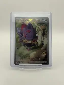 Pokemon TCG N's Zorua 189 Scarlet & Violet Promo Holo Card Journey Together - Image 1