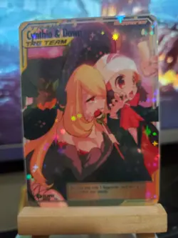 Cynthia-pokemon waifu card-goddess-Halloween set 2022-Star finish-HLW01-Limit ED - Image 2