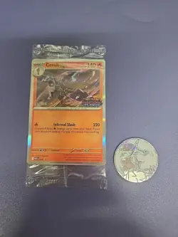 Pokemon Phantasmal Flames Prerelease Staff Promo Cards Sealed Set of 4 Sealed - Image 1