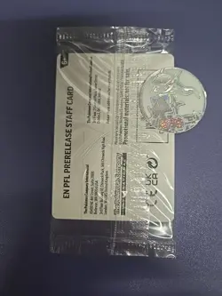 Pokemon Phantasmal Flames Prerelease Staff Promo Cards Sealed Set of 4 Sealed - Image 3