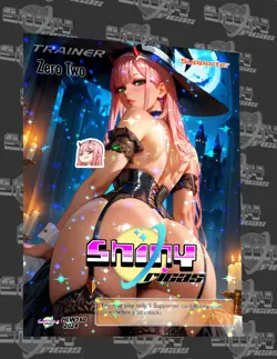 Zero Two-Custom Card Goddess Story Waifu-HLW160-Star Finish-Halloween 2024 - Image 1