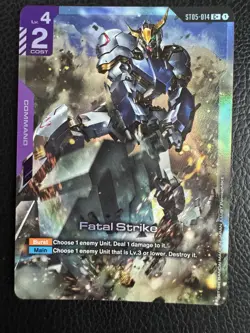 Gundam Card game ST05-014 C+ Fatal Strike - Image 1
