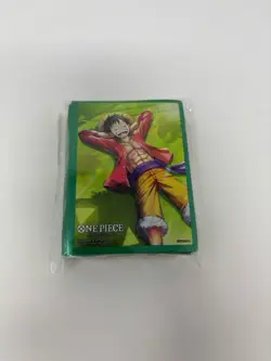 ONE PIECE TCG Official Card Sleeves ST21 EX Deck Monkey Luffy - 70 Ct - Image 1