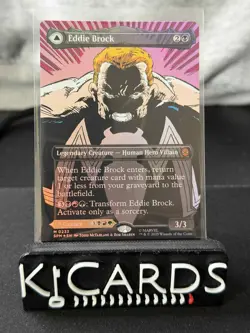 Eddie Brock Venom M 0233 | Borderless Foil | MTG Marvel's Spider-Man | NM | Eng - Image 3