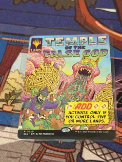 MTG Temple of the False God Secret Lair Encyclopedia of Magic Unplayed - Image 1