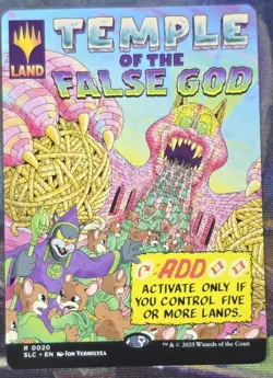 1x Temple Of The False God MTG Encyclopedia Of Magic Secret Lair NM - Image 1