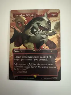 Harmless Offering 0868 Foil Borderless Deadpool Secret Lair SLD MTG NM - Image 1