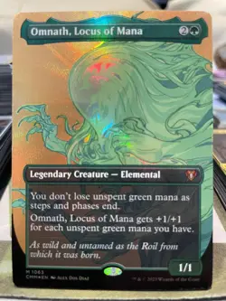Omnath, Locus Of Mana MTG Commander Masters TEXTURED FOIL - Image 1
