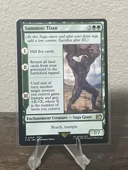 MTG Magic the Gathering FINAL FANTASY Summon: Titan #204 - Image 1